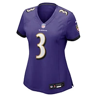 Maillot Nike Chidobe Awuzie violet pour femme des Baltimore Ravens
