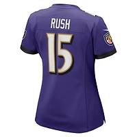 Women's Nike Cooper Rush  Purple Baltimore Ravens Team Game Jersey