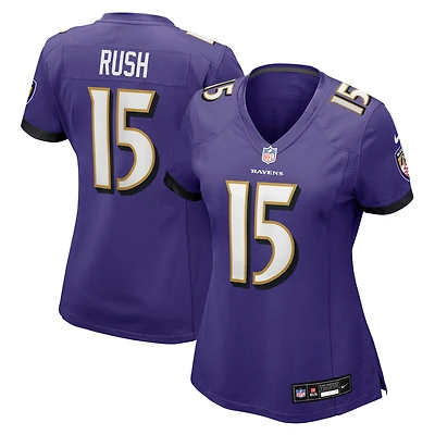 Maillot Nike Cooper Rush violet pour femme des Baltimore Ravens