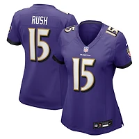 Maillot Nike Cooper Rush violet pour femme des Baltimore Ravens