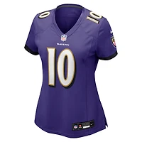 Women's Nike DeAndre Hopkins  Purple Baltimore Ravens Team Game Jersey