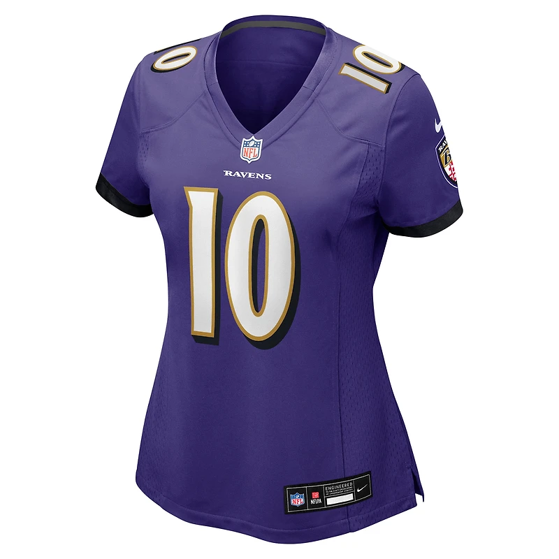 Women's Nike DeAndre Hopkins Purple Baltimore Ravens Team Game Jersey