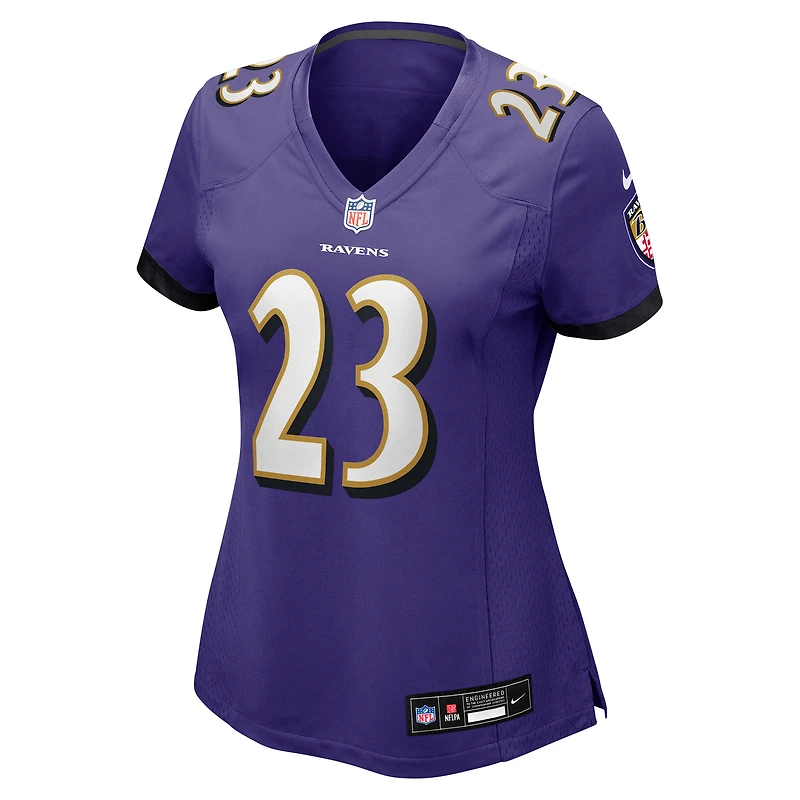 Maillot Nike Jaire Alexander violet pour femme des Baltimore Ravens