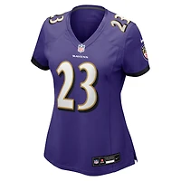 Maillot Nike Jaire Alexander violet pour femme des Baltimore Ravens