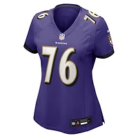 Women's Nike Kenyon Green  Purple Baltimore Ravens Team Game Jersey