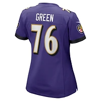 Women's Nike Kenyon Green  Purple Baltimore Ravens Team Game Jersey
