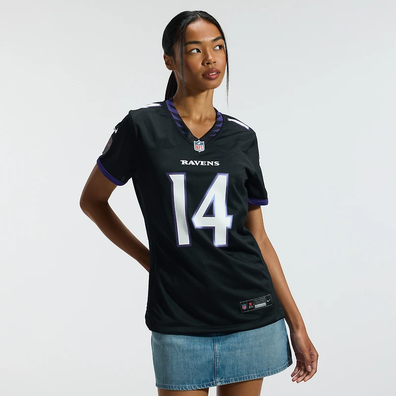 Women's Nike Kyle Hamilton Black Baltimore Ravens Alternate Game Jersey