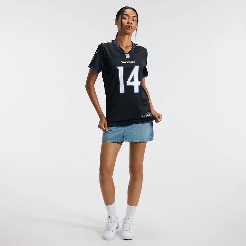 Women's Nike Kyle Hamilton Black Baltimore Ravens Alternate Game Jersey