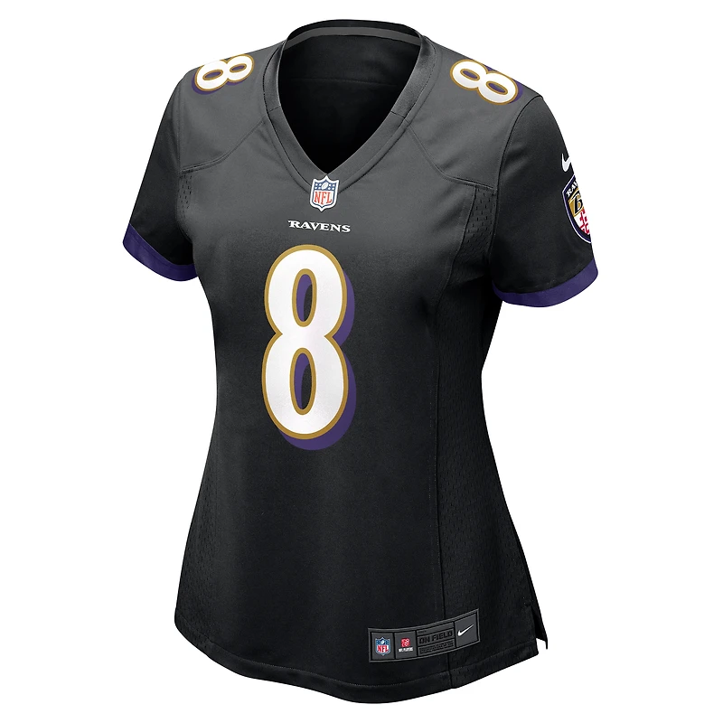 Women's Nike Lamar Jackson  Black Baltimore Ravens Alternate Game Jersey