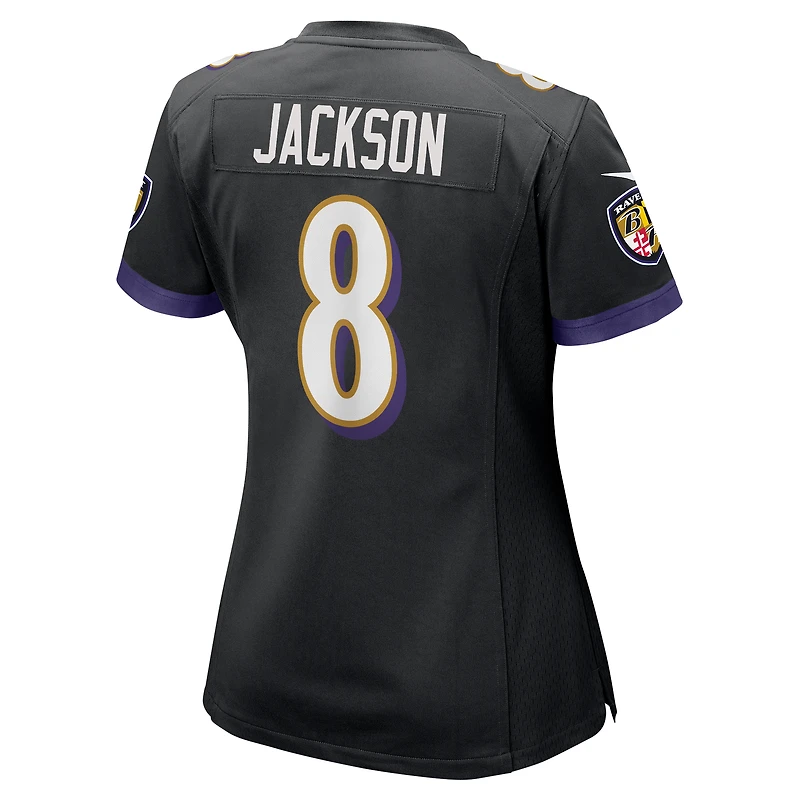 Women's Nike Lamar Jackson  Black Baltimore Ravens Alternate Game Jersey