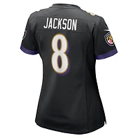 Women's Nike Lamar Jackson  Black Baltimore Ravens Alternate Game Jersey