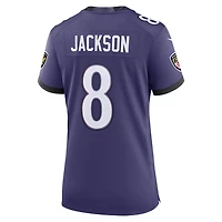 Women's Nike Lamar Jackson Purple Baltimore Ravens Team Game Jersey