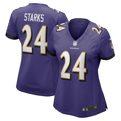 Maillot Nike Malaki Starks violet pour femme des Baltimore Ravens