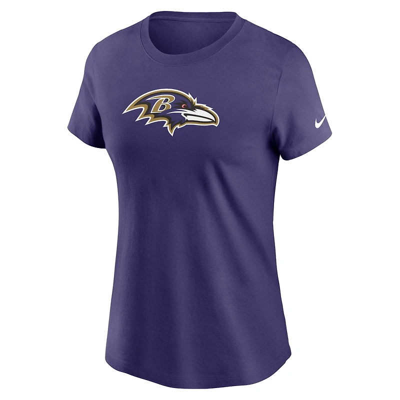 Women's Nike Purple Baltimore Ravens  Primary Logo T-Shirt