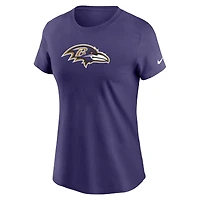 Women's Nike Purple Baltimore Ravens  Primary Logo T-Shirt