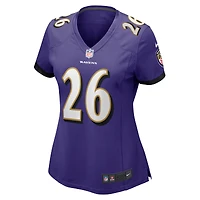 Women's Nike Rasheen Ali  Purple Baltimore Ravens Game Jersey