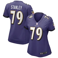 Maillot de match Nike Ronnie Stanley violet Baltimore Ravens pour femme