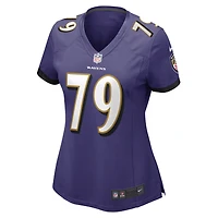 Maillot de match Nike Ronnie Stanley violet Baltimore Ravens pour femme