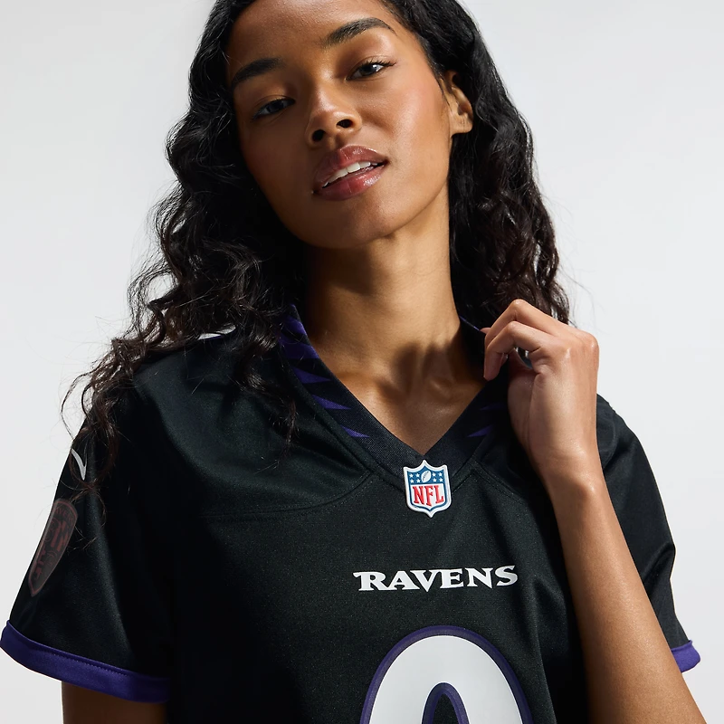 Women's Nike Roquan Smith Black Baltimore Ravens Alternate Game Jersey