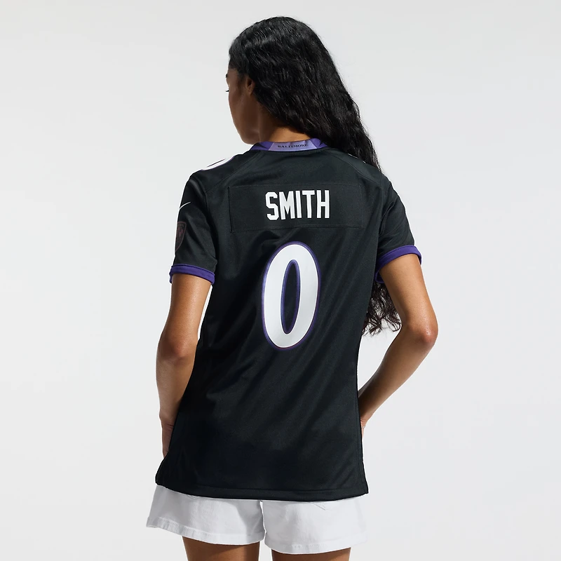 Women's Nike Roquan Smith Black Baltimore Ravens Alternate Game Jersey