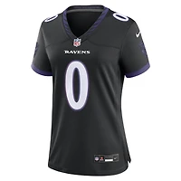 Maillot alternatif noir Nike Roquan Smith pour femme, Baltimore Ravens