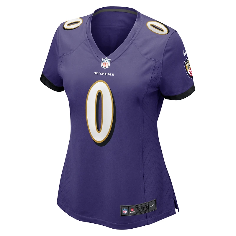Women's Nike Roquan Smith Purple Baltimore Ravens Team Game Jersey
