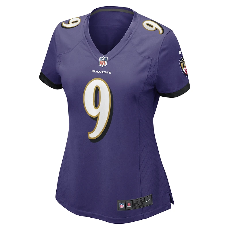 Maillot de joueur retraité Nike Steve McNair pour femme des Ravens Baltimore, violet
