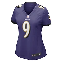 Maillot de joueur retraité Nike Steve McNair pour femme des Ravens Baltimore, violet