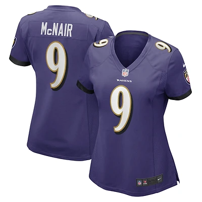 Maillot de joueur retraité Nike Steve McNair pour femme des Ravens Baltimore, violet