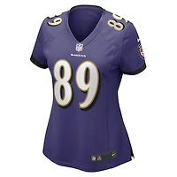 Maillot Nike Steve Smith Sr. Violet pour femmes Retired Game des Ravens de Baltimore