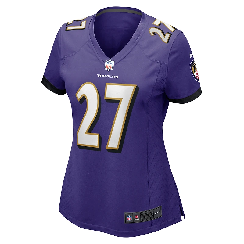 Maillot de match Nike T.J. Tampa violet pour femme des Baltimore Ravens