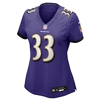 Maillot Nike Tyler Loop violet pour femme des Baltimore Ravens