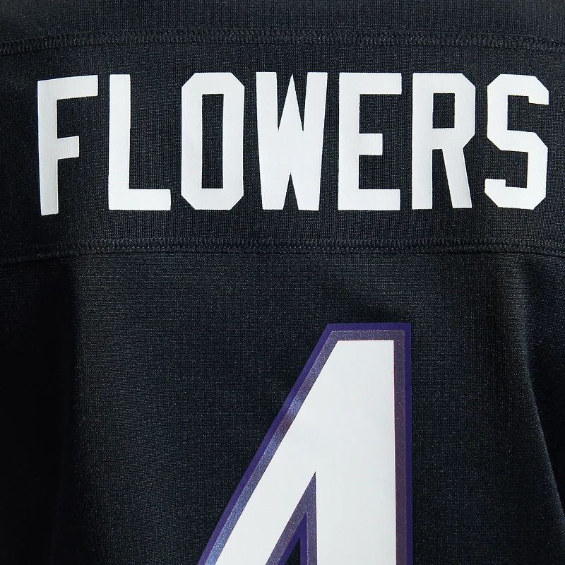 Women's Nike Zay Flowers Black Baltimore Ravens Alternate Game Jersey