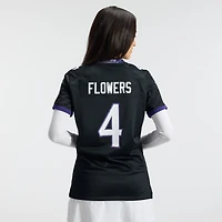 Women's Nike Zay Flowers Black Baltimore Ravens Alternate Game Jersey