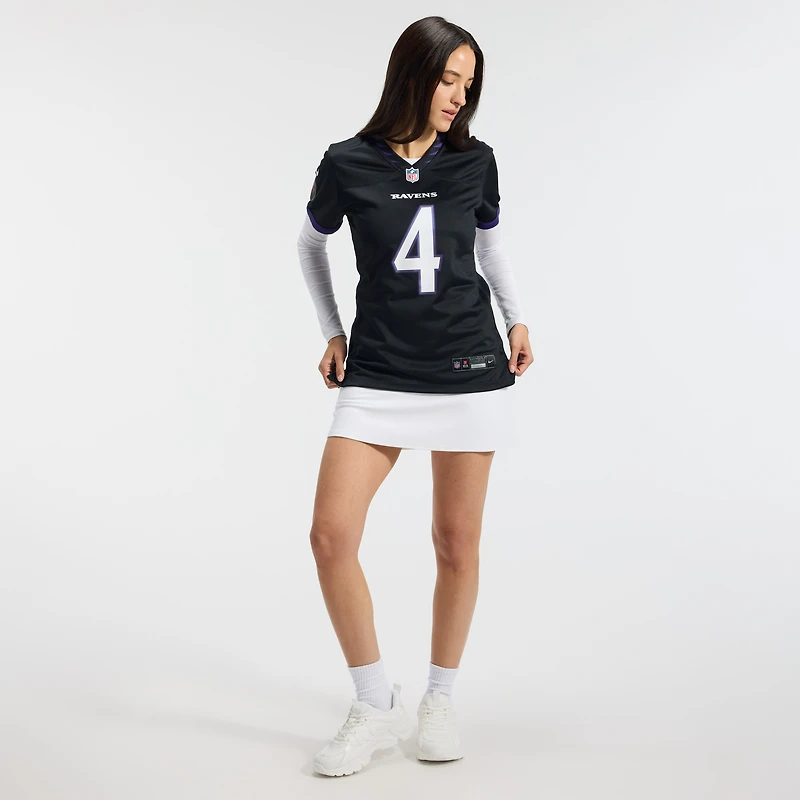 Women's Nike Zay Flowers Black Baltimore Ravens Alternate Game Jersey