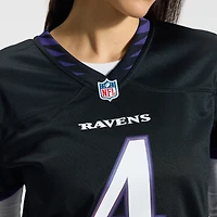 Women's Nike Zay Flowers Black Baltimore Ravens Alternate Game Jersey