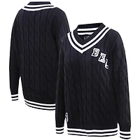 Pull à col en V Pro Standard pour femmes, noir, Baltimore Ravens Prep