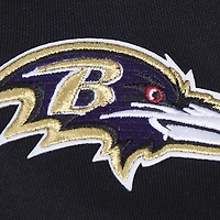 Women's Pro Standard Black Baltimore Ravens Split Logo Full-Zip Hoodie