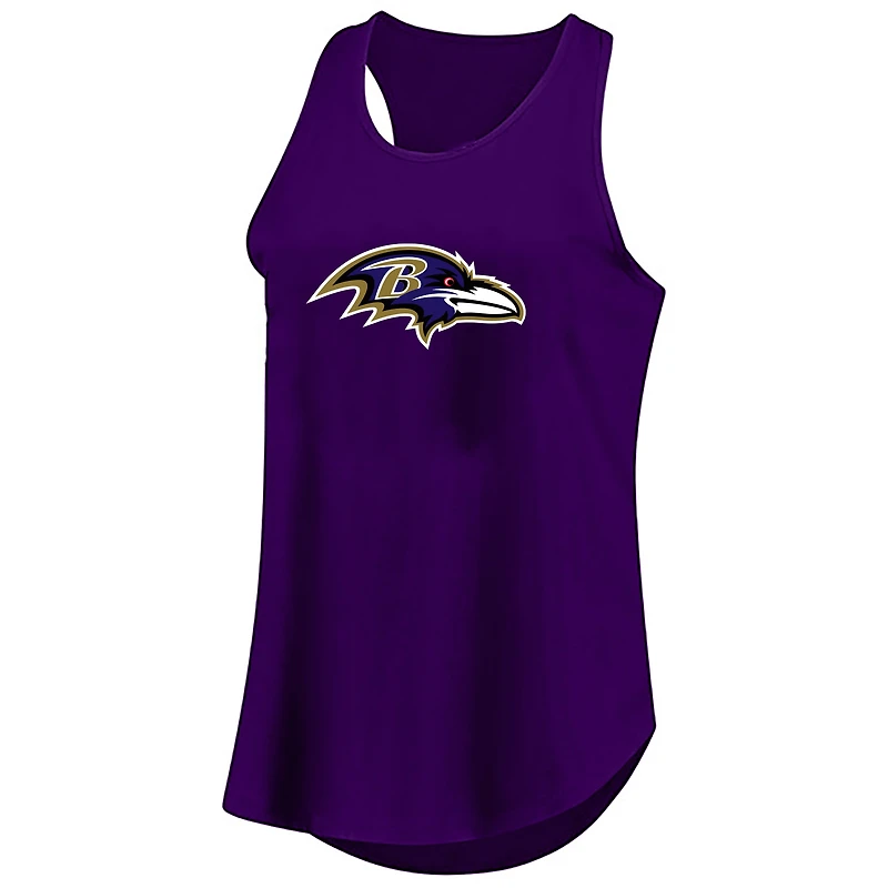 Women's Profile Purple Baltimore Ravens Plus Basic Tank Top