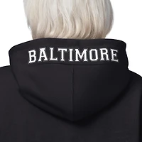Women's Starter  Black Baltimore Ravens 4th Down Full-Zip Hoodie
