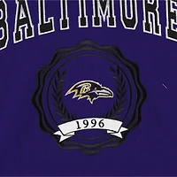 Women's Tommy Hilfiger Purple Baltimore Ravens Becca Drop Shoulder Pullover Hoodie
