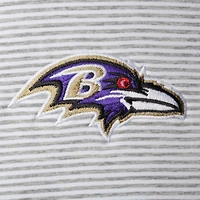 Women's Vineyard Vines Heather Gray Baltimore Ravens Sankaty Shep Half-Zip Pullover Top