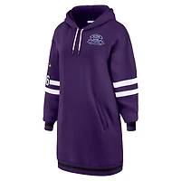 Robe à capuche violette des Baltimore Ravens pour femme par Erin Andrews
