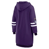 Robe à capuche violette des Baltimore Ravens pour femme par Erin Andrews