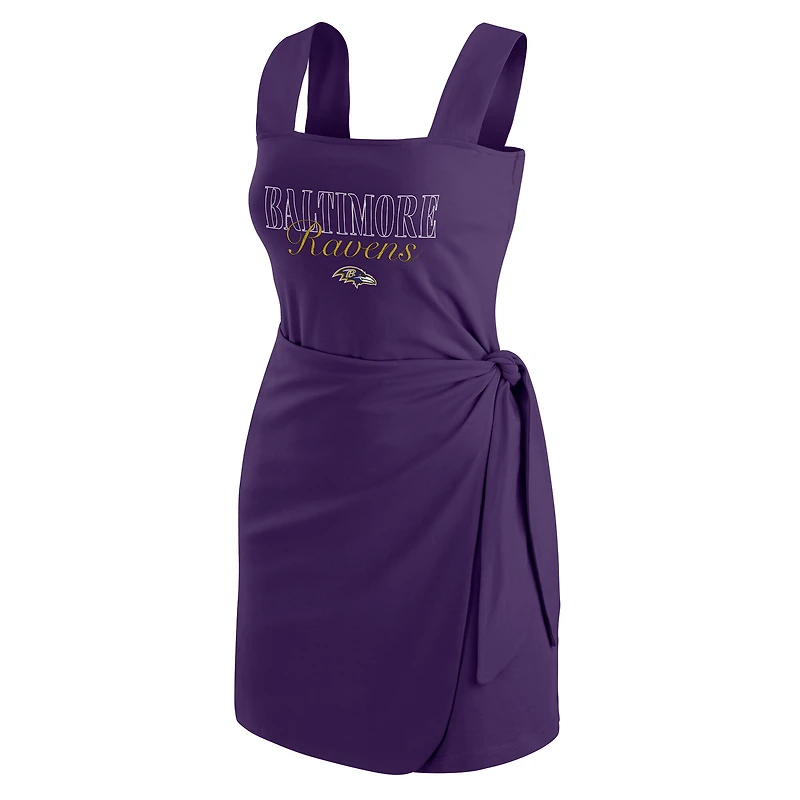 Women's WEAR by Erin Andrews  Purple Baltimore Ravens Wrap Dress