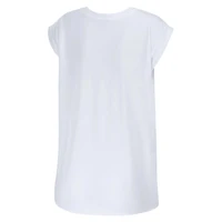 Women's WEAR by Erin Andrews White Baltimore Ravens Checker Muscle Tank Top