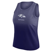 Débardeur violet ombré Baltimore Ravens WEAR by Erin Andrews x Gracie Hunt pour femme