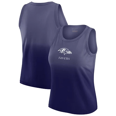 Women's WEAR by Erin Andrews x Gracie Hunt Purple Baltimore Ravens Ombre Tank Top
