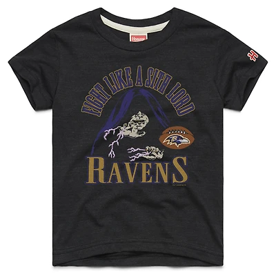 Youth Homage Black Baltimore Ravens Star Wars x NFL Tri-Blend T-Shirt