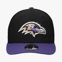 Youth New Era  Black/Purple Baltimore Ravens 2026 NFL Draft Pre-Curved 9FIFTY Snapback Hat